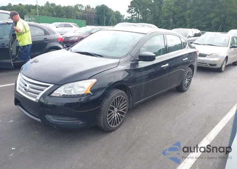 2015 Nissan Sentra Fe+ S/S/Sl/Sr/Sv z USA, uszkodzony, nr VIN 3N1AB7AP7FL665382